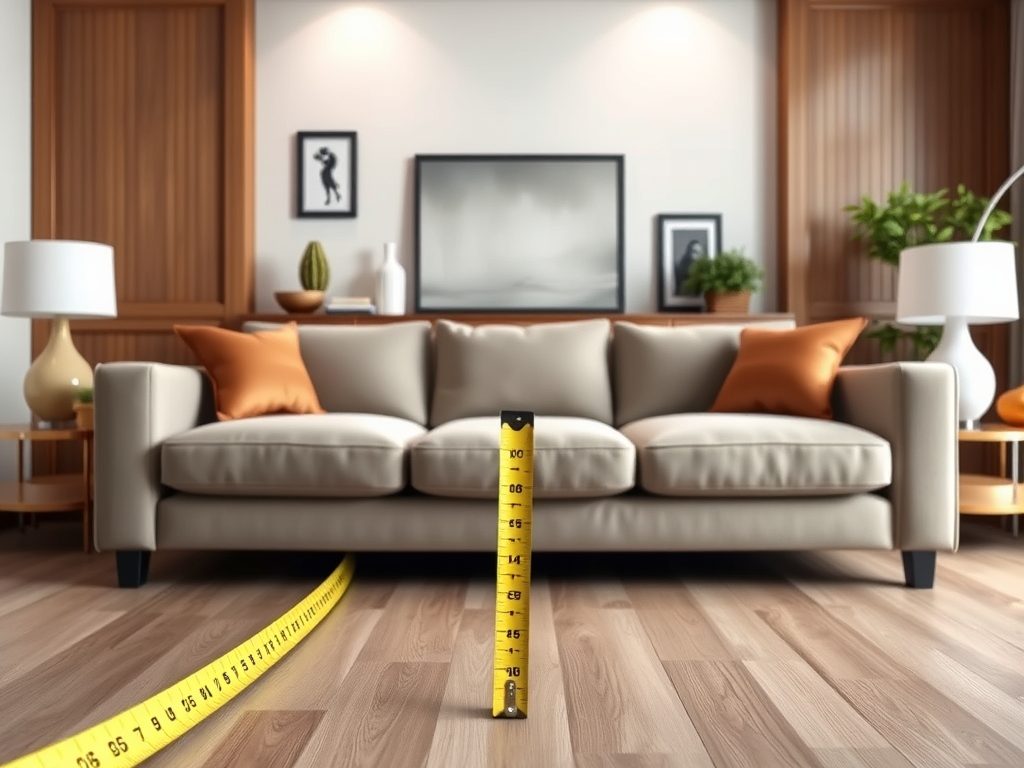 Jak dokładnie zmierzyć miejsce na sofę, by zapewnić wygodę i funkcjonalność w salonie