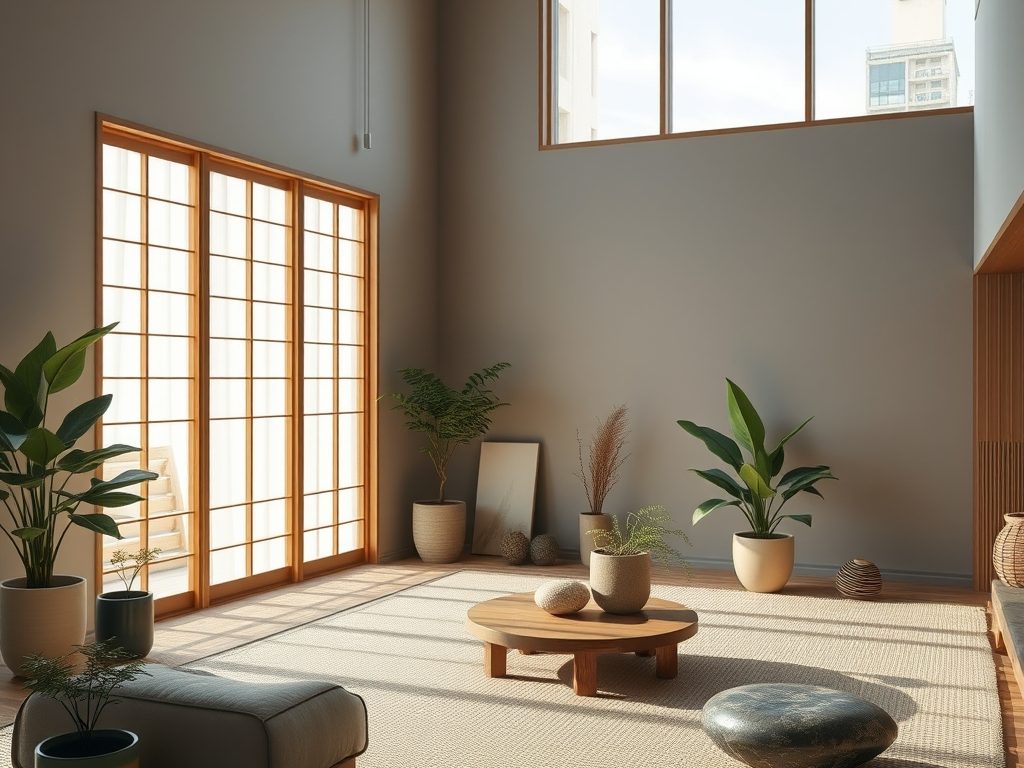 Styl japoński we wnętrzach: jak połączyć harmonię, minimalizm i naturalne materiały dla spokoju przestrzeni