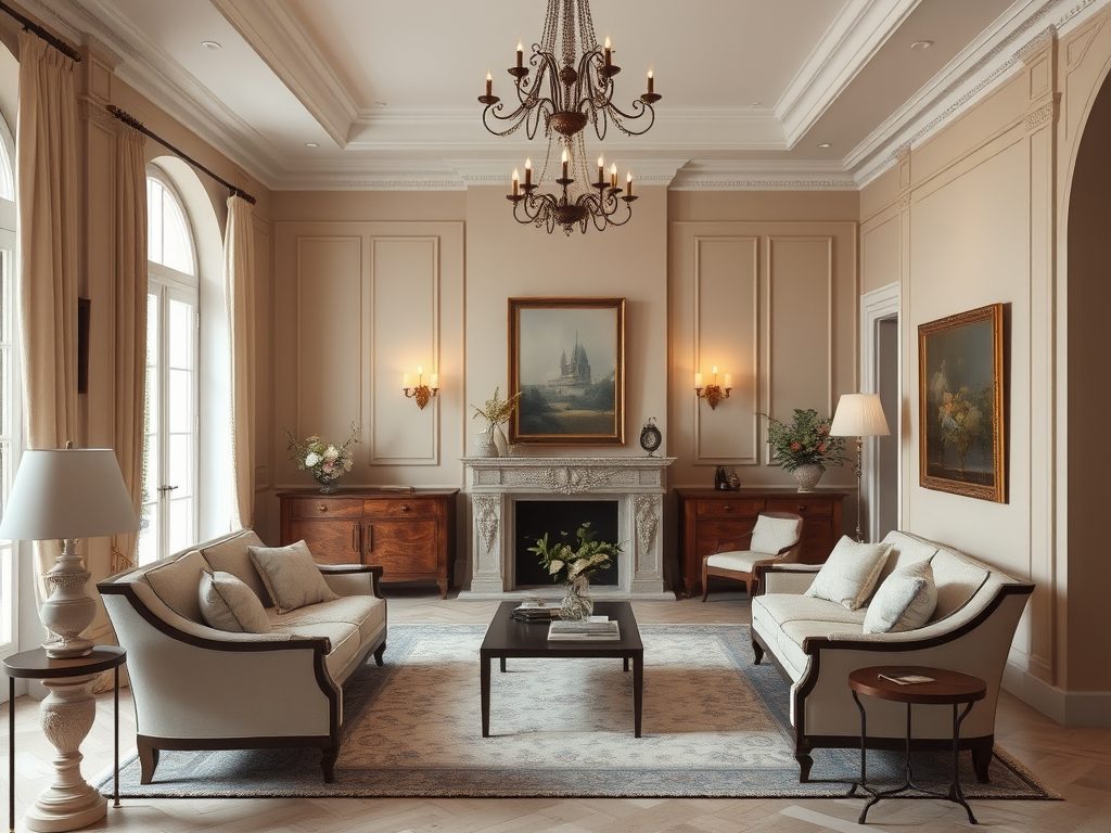 Styl klasyczny wnętrz: harmonia, naturalne materiały i ponadczasowa elegancja w praktyce aranżacji