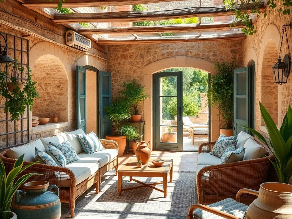 Styl śródziemnomorski we wnętrzach: jak łączyć naturalność, kolory i funkcjonalność dla wakacyjnej atmosfery