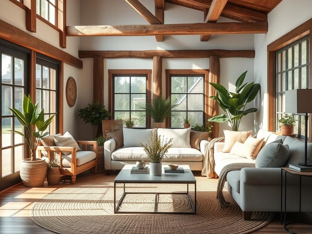 Styl farmhouse we wnętrzach: jak łączyć rustykalny urok z nowoczesną funkcjonalnością i komfortem